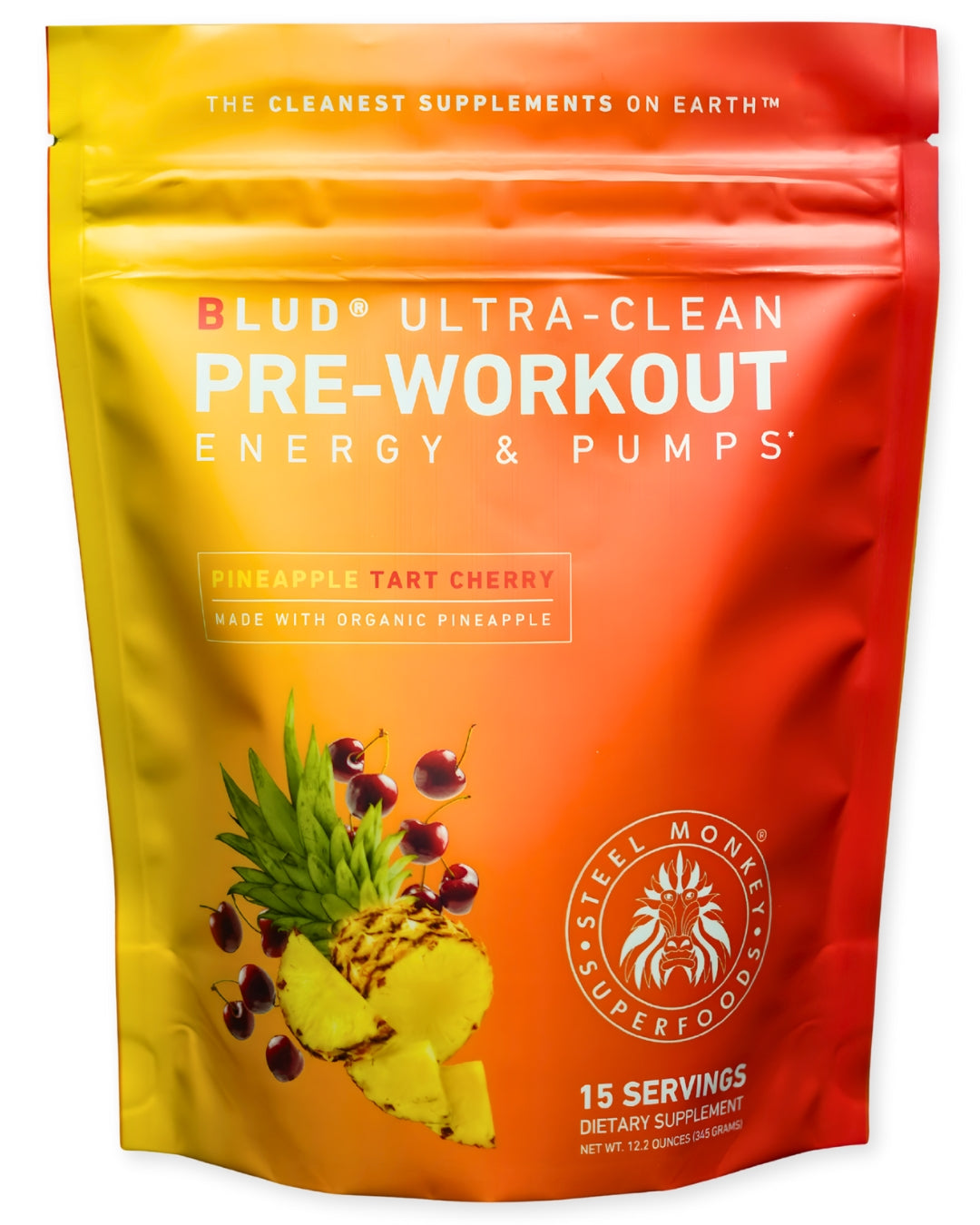 Blud® Ultra-Clean Pre-Workout | Pineapple Tart Cherry