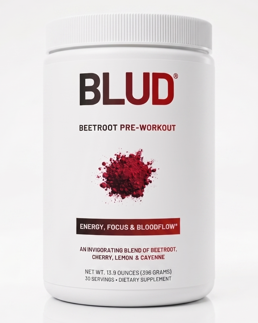 Blud® Ultra-Clean Pre-Workout | Beet Cherry Lemon