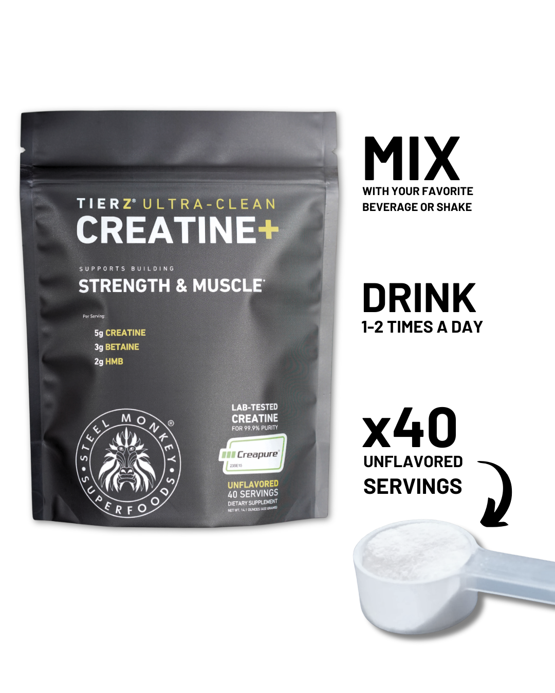 Tierz® Creatine+ | Strength & Muscle