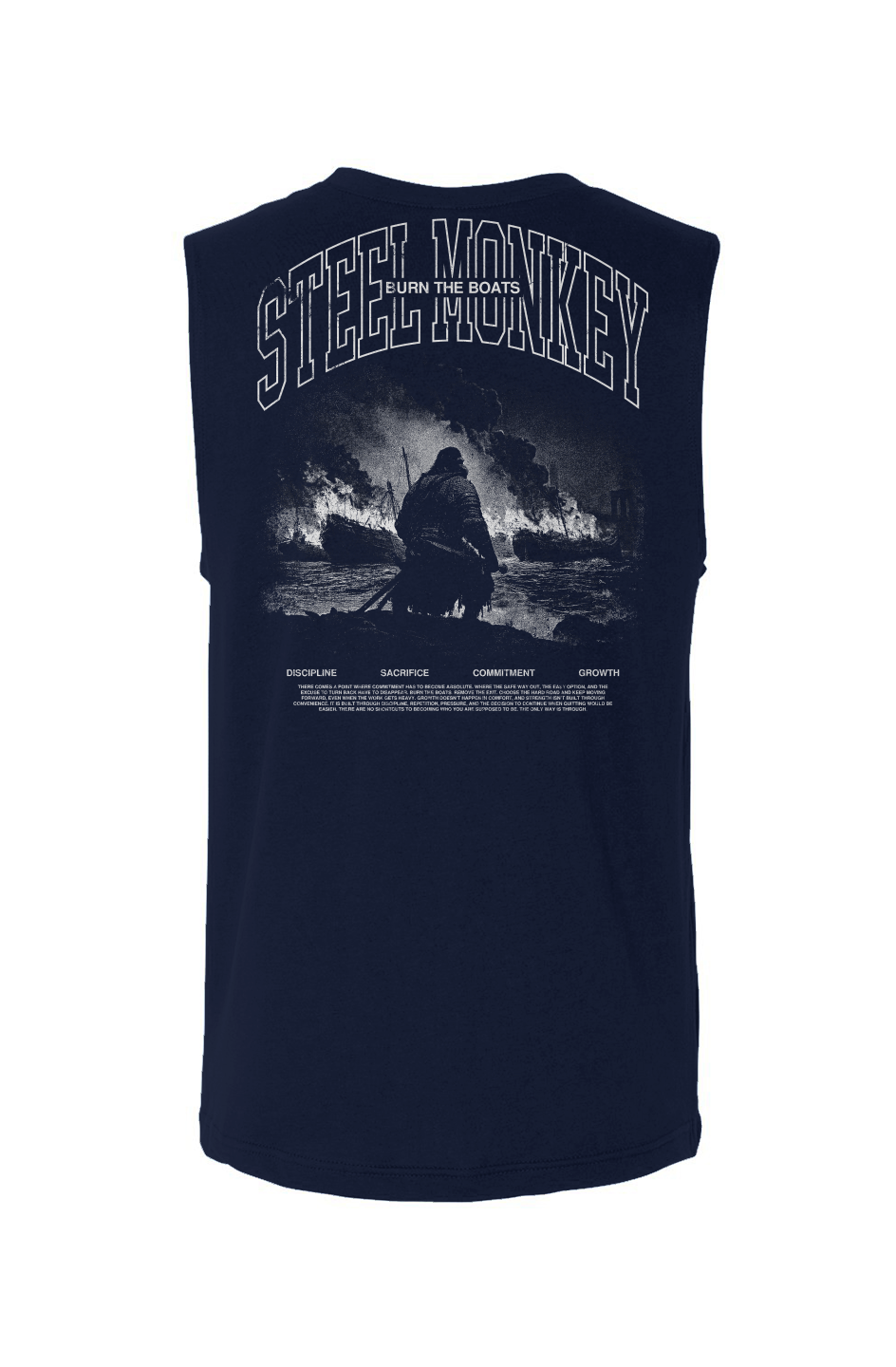 Burn The Boats Muscle Tank