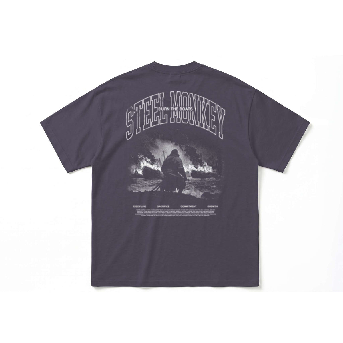 Burn The Boats Oversized Heavy Tee