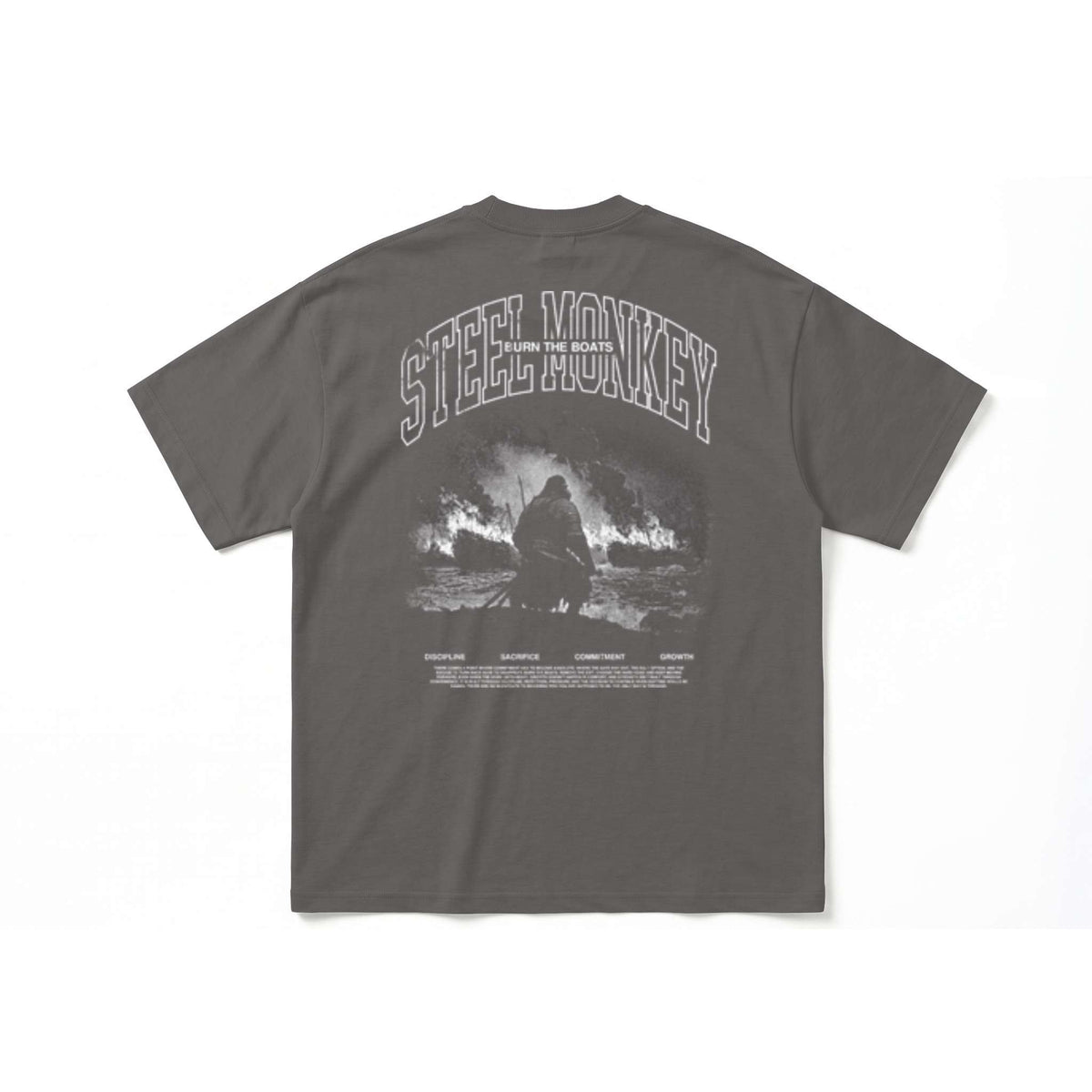 Burn The Boats Oversized Heavy Tee