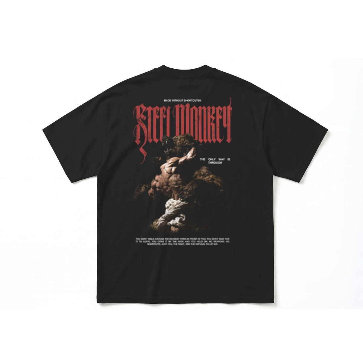 The Way is Through Oversized Heavy Tee