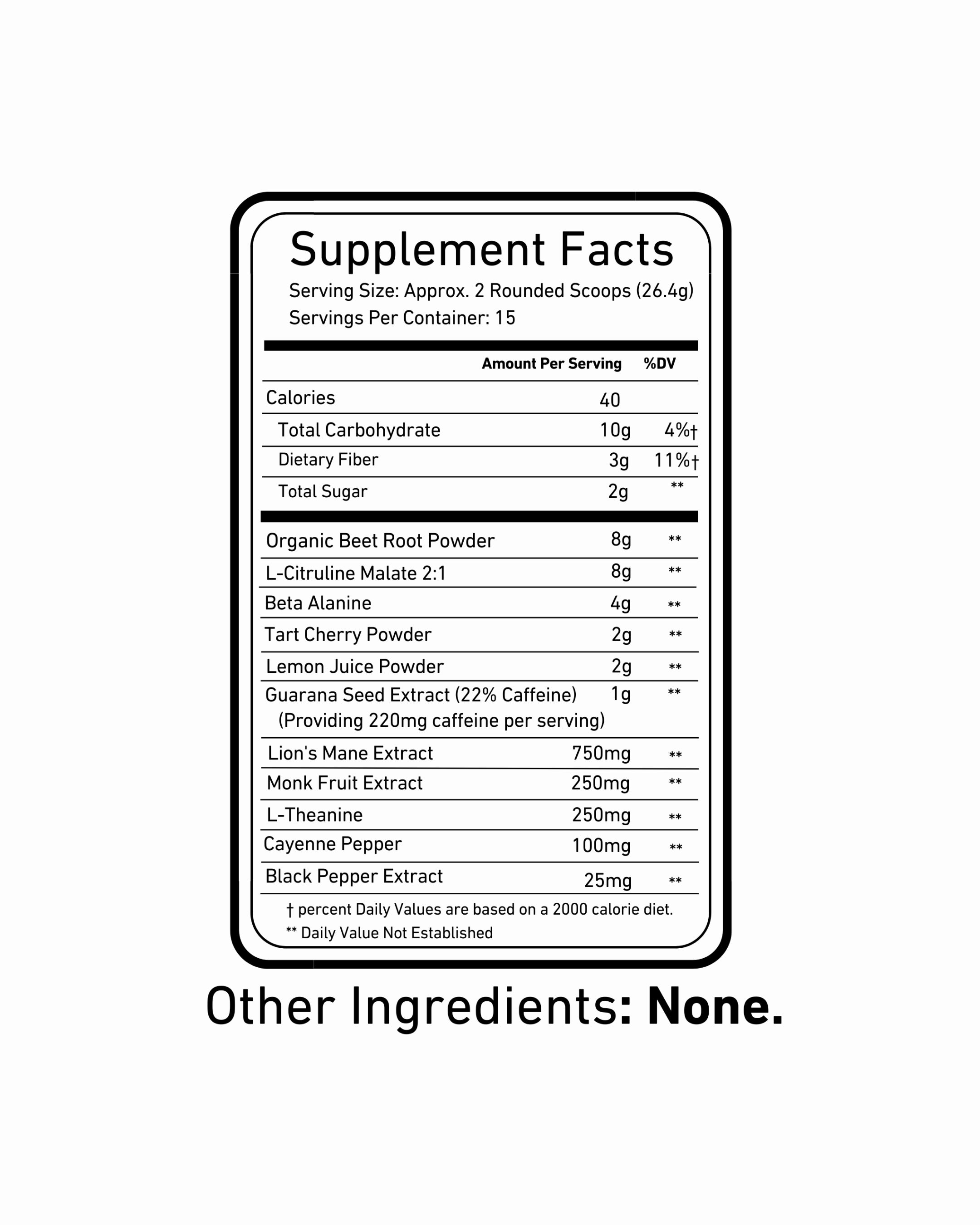 Blud® Pre-Workout | Energy & Focus | Beetroot Cherry Lemon