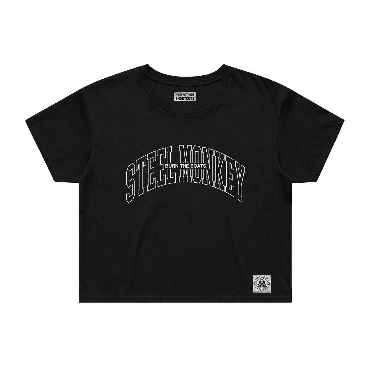 Burn The Boats Crop Tee