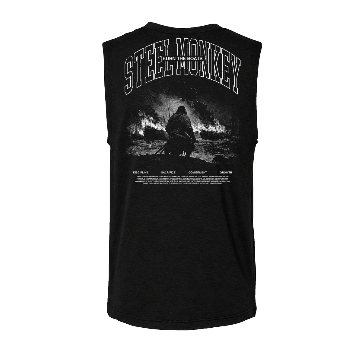 Burn The Boats Muscle Tank