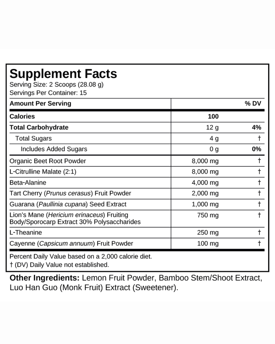 Blud® Beetroot Pre-Workout | Beet Cherry Lemon