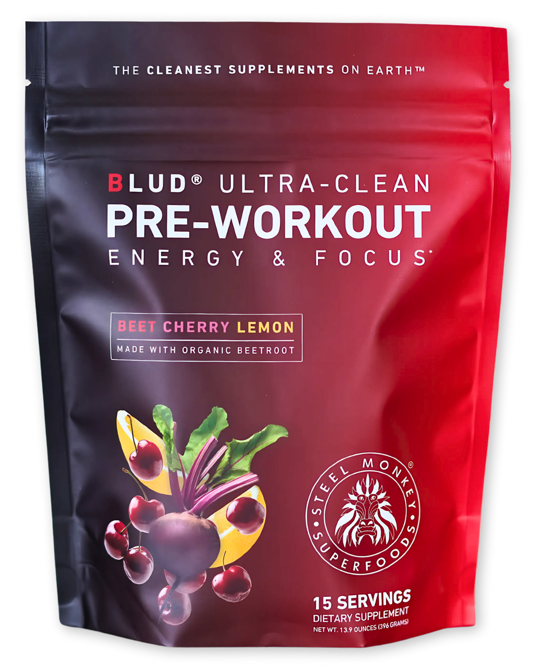 Blud® Beet Cherry Lemon Energy & Focus Pre-Workout