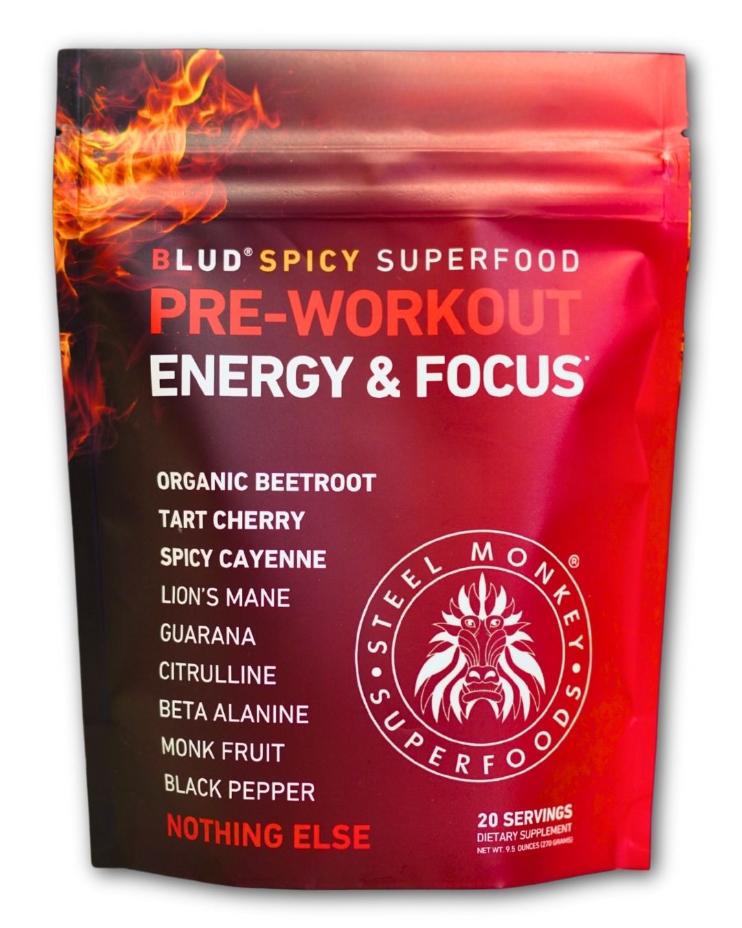 Blud® Spicy Energy & Focus Beetroot Cayenne Pre-Workout