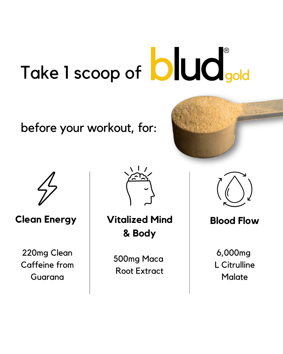 blud® gold superfood pre-workout