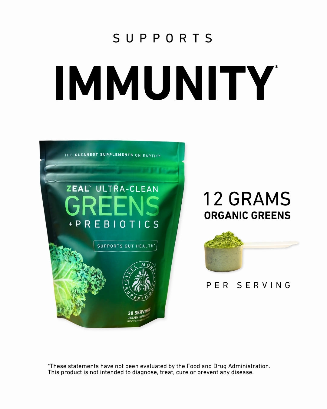 Zeal™ Greens + Prebiotics
