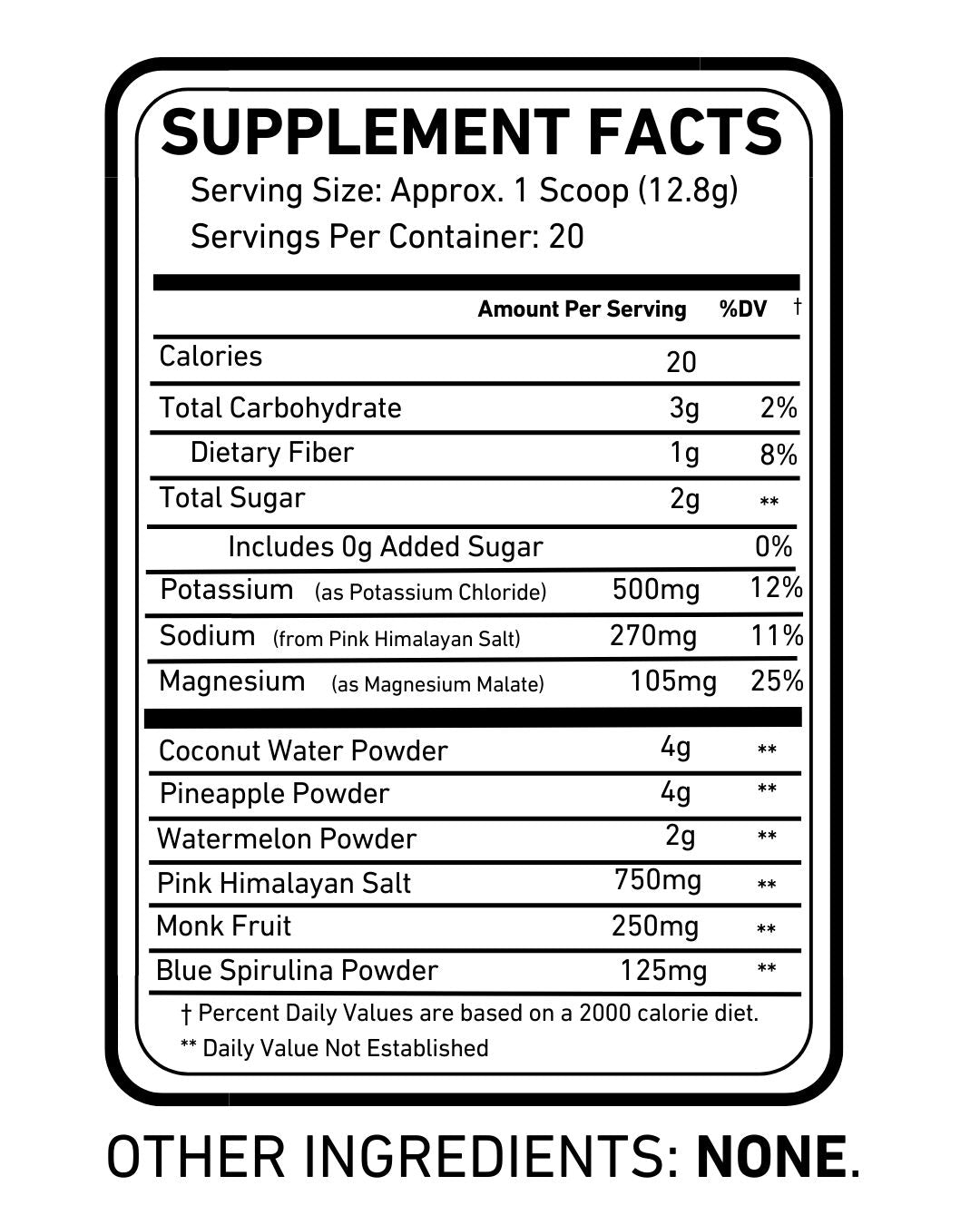 Swet Electrolytes Superfood Coconut Hydration