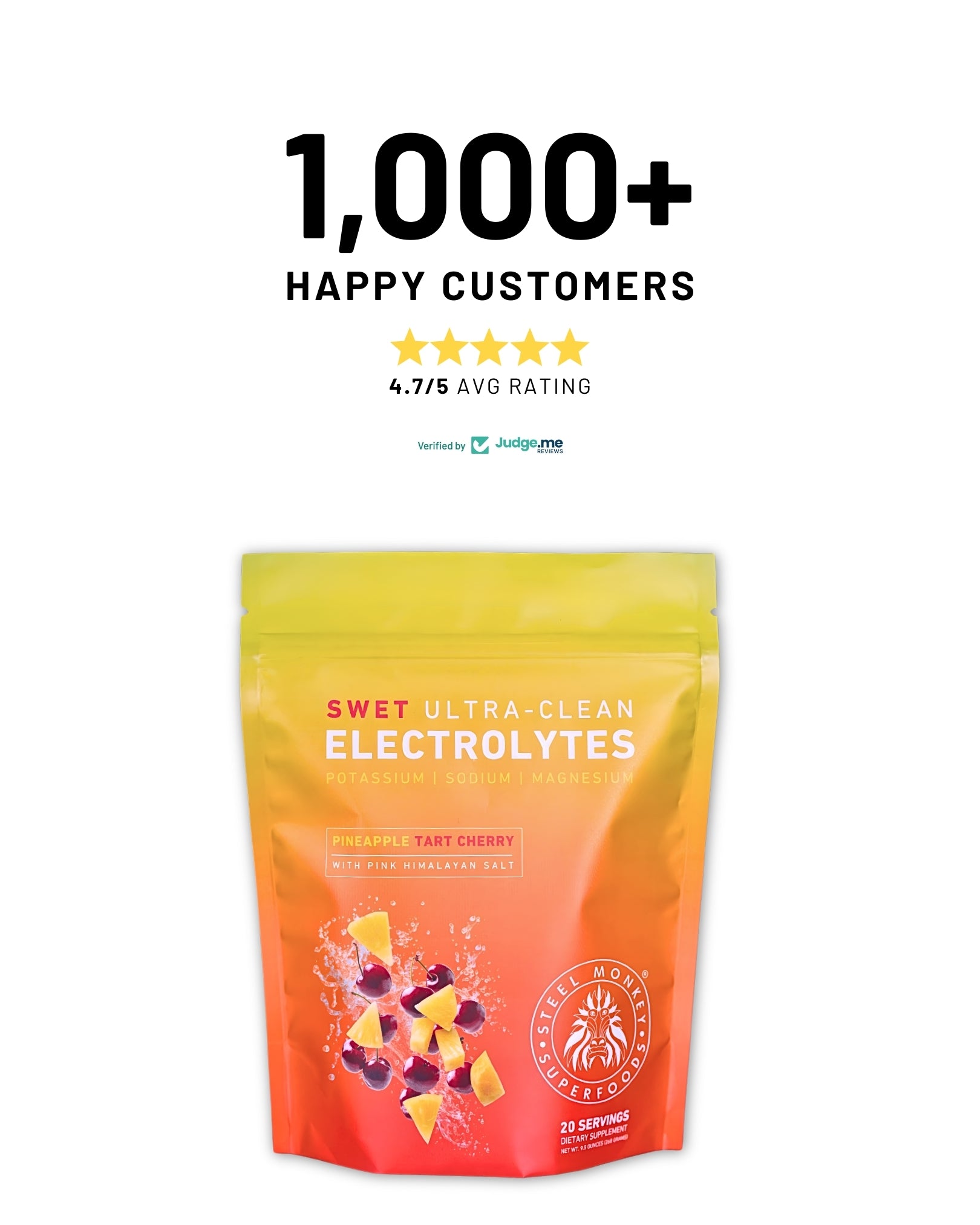 Swet Electrolytes | Pineapple Tart Cherry | Clean Hydration