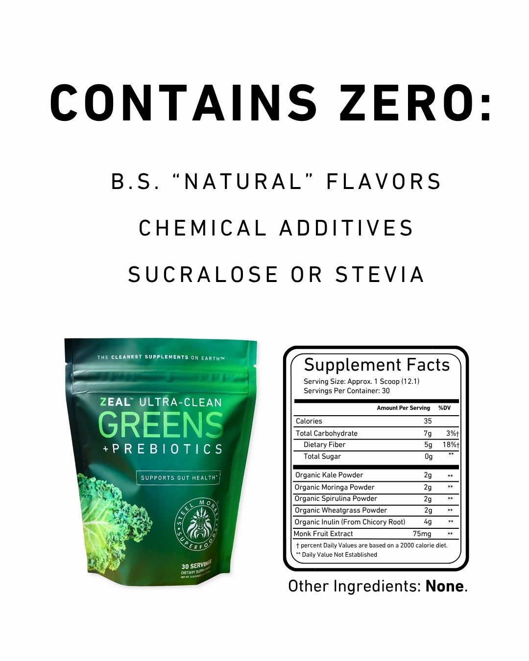 Zeal™ Greens + Prebiotics