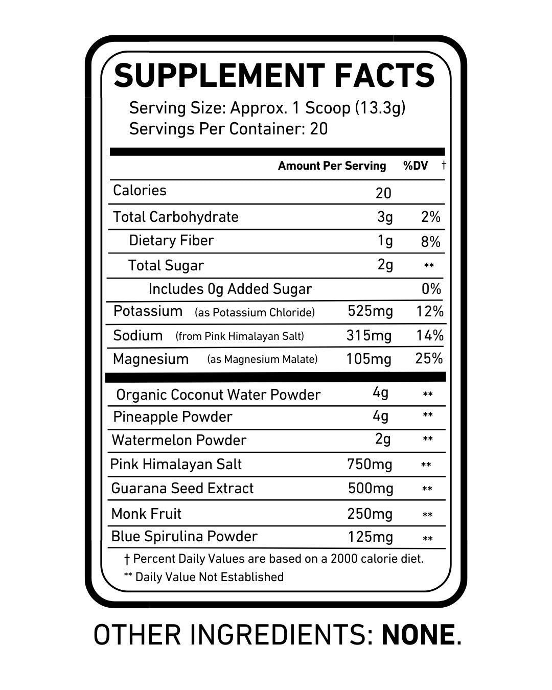 Swet Superfood Energy + Coconut Electrolytes