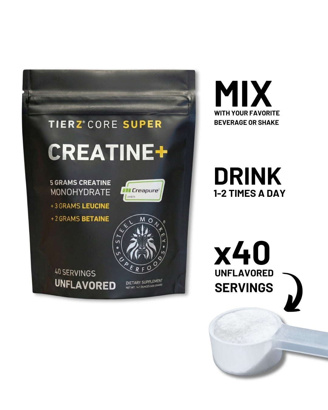 Tierz® Super Creatine+ | Strength & Muscle Growth