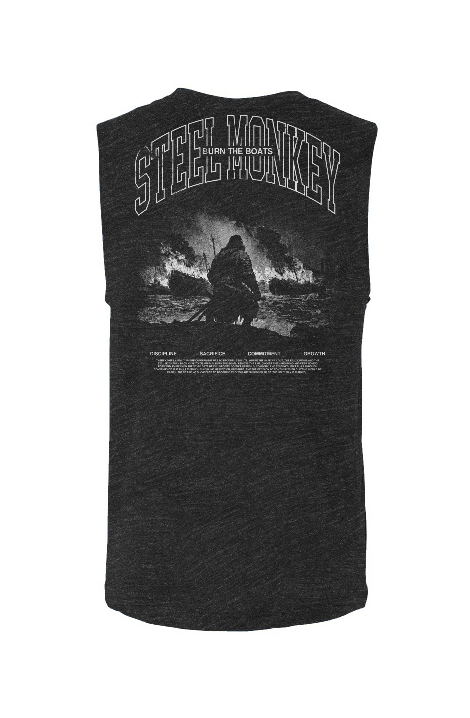 Burn The Boats Muscle Tank