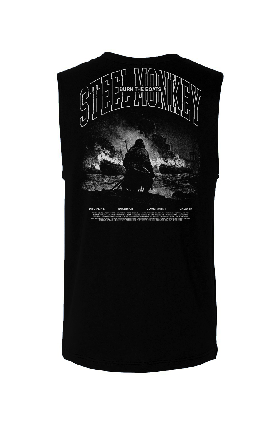 Burn The Boats Muscle Tank