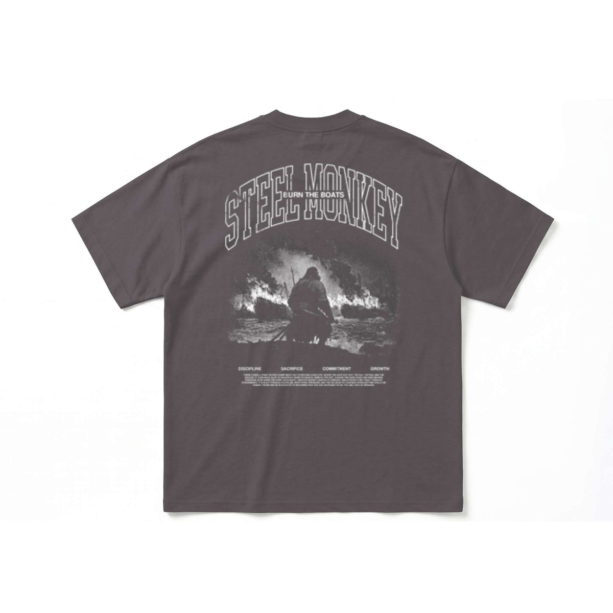 Burn The Boats Oversized Heavy Tee