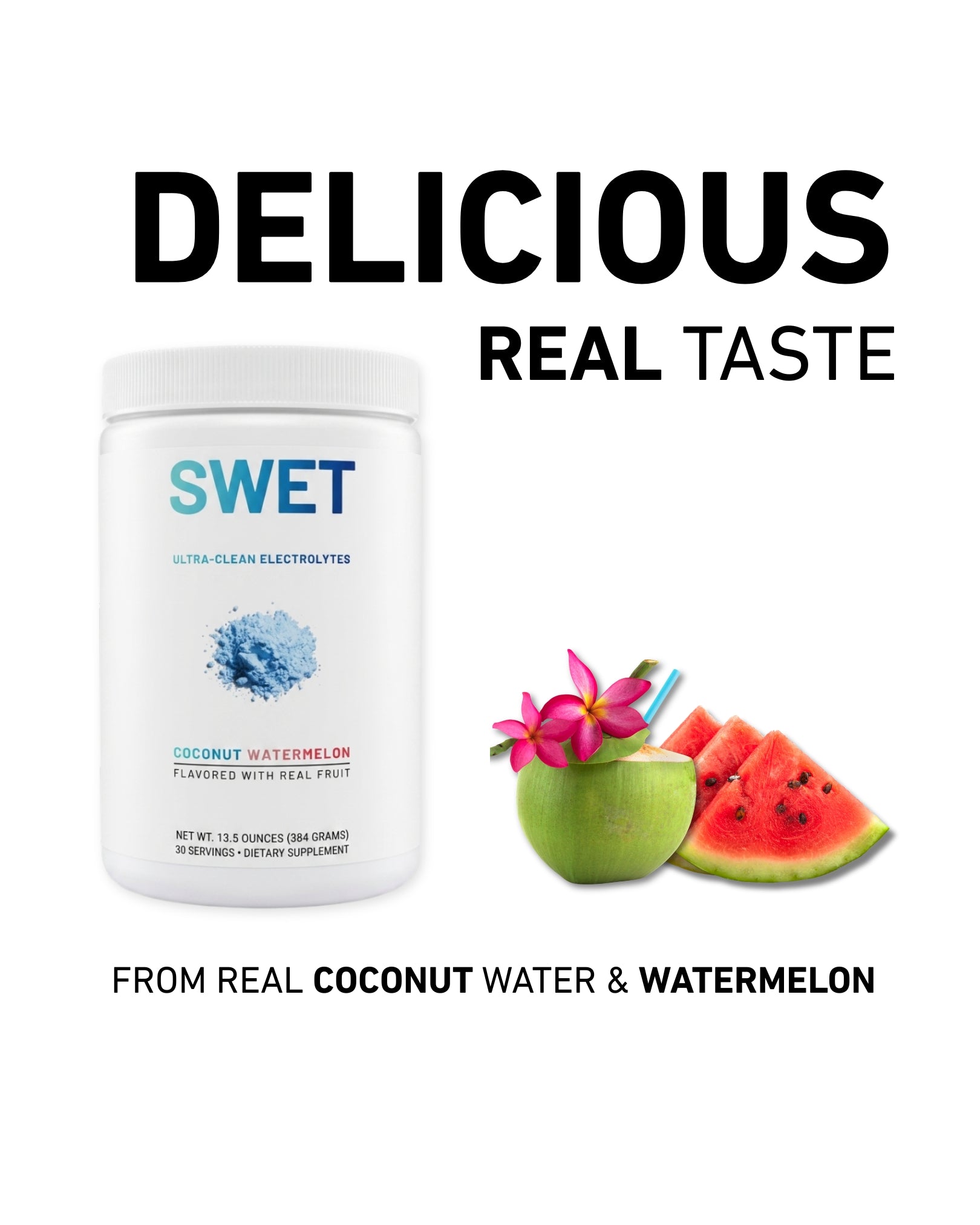 Swet Ultra-Clean Electrolytes | Coconut Watermelon