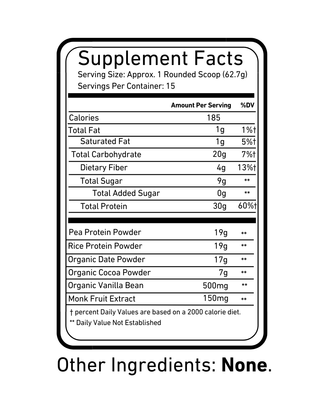 Grit Ultra-Clean Vegan Protein Chocolate Vanilla Bean