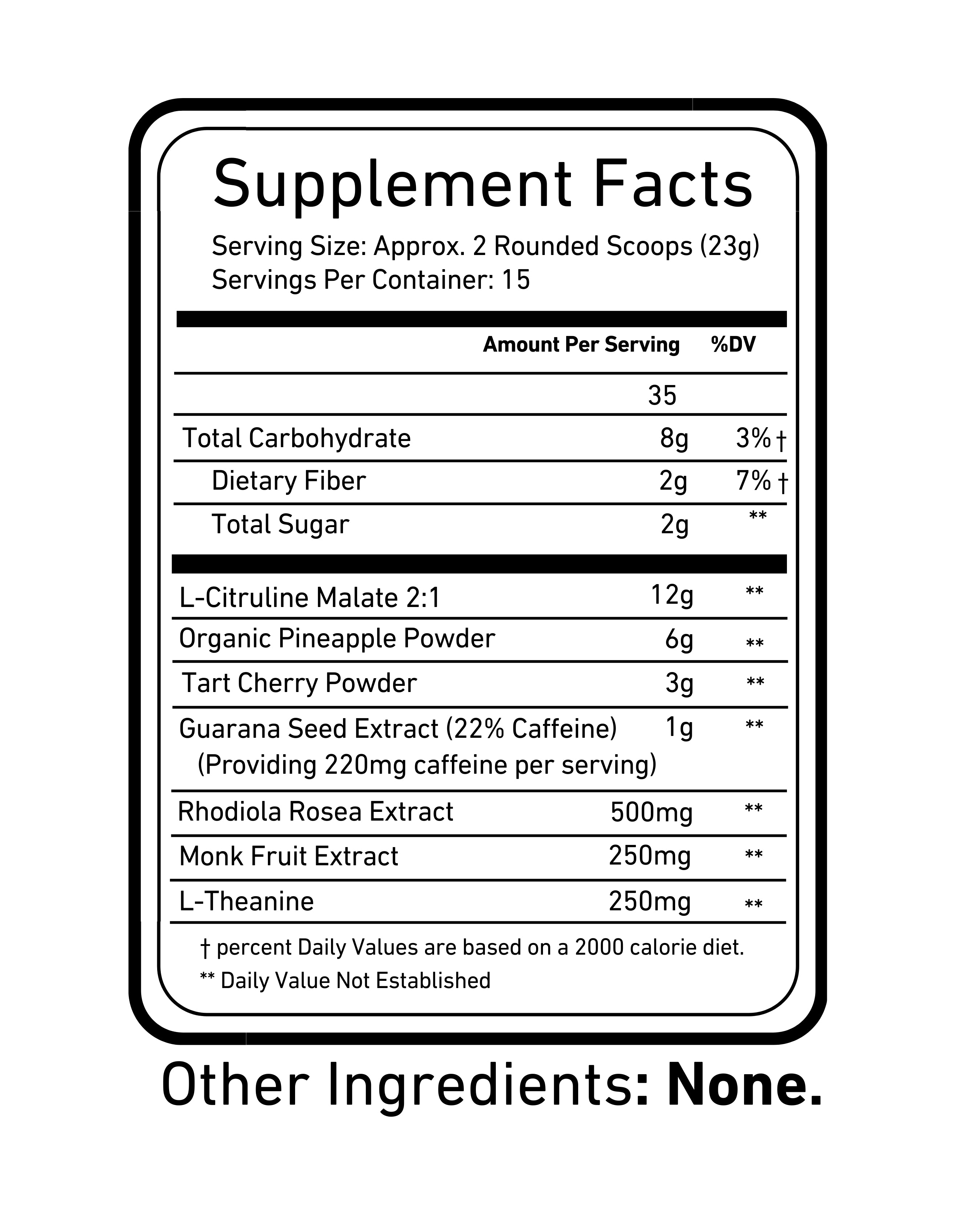 Blud® Pre-Workout | Energy & Pumps | Pineapple Tart Cherry (Tingle-Free)