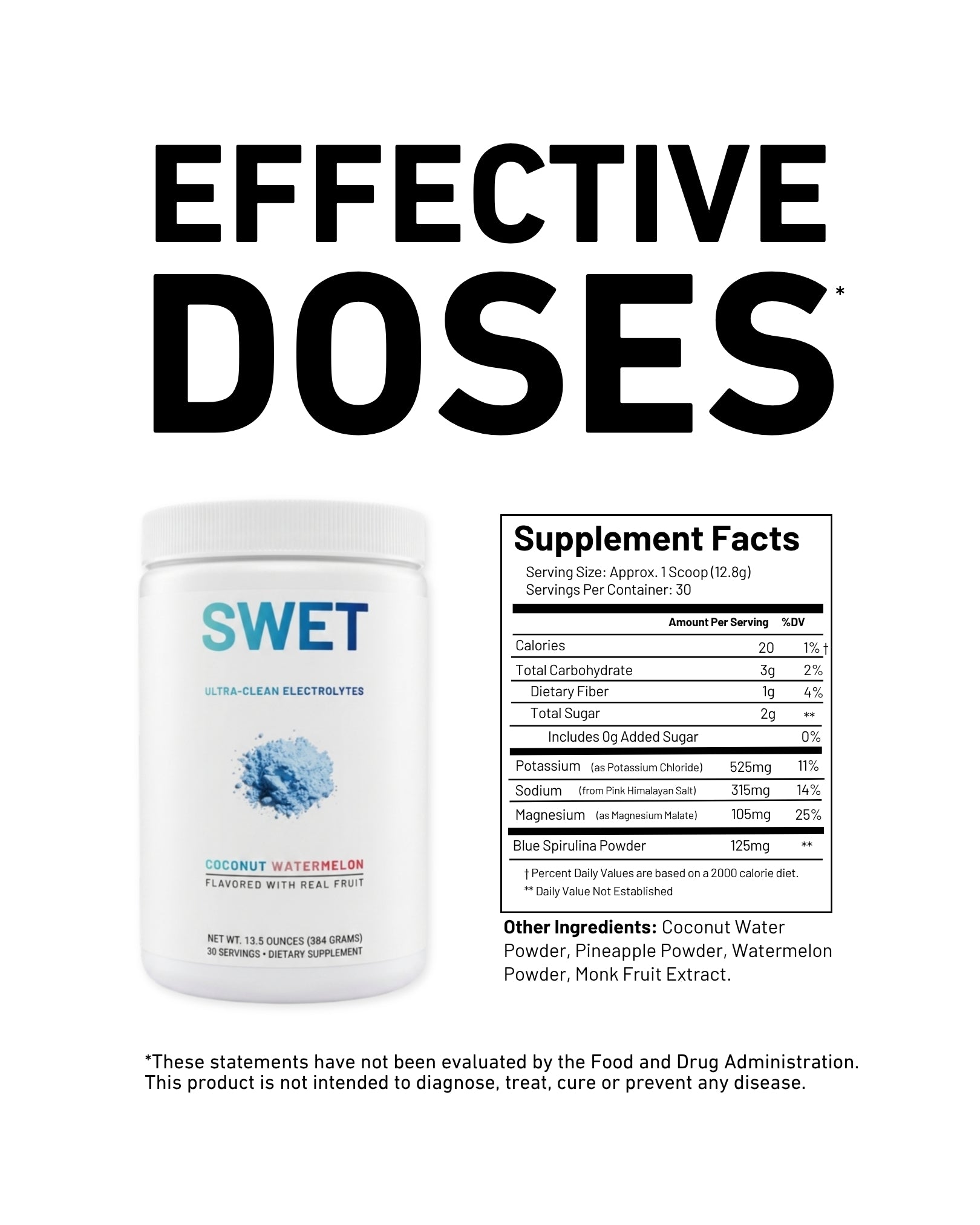 Swet Ultra-Clean Electrolytes | Coconut Watermelon