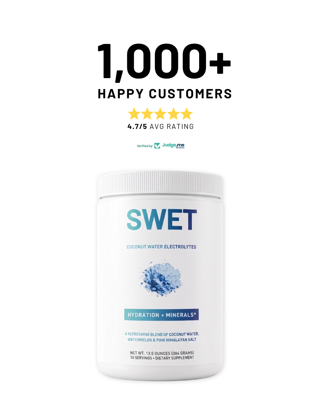 Swet Ultra-Clean Electrolytes | Coconut Watermelon