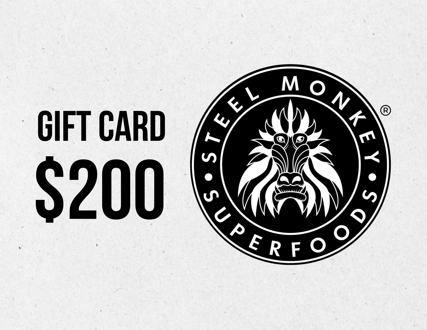 Steel Monkey Superfoods Gift Card