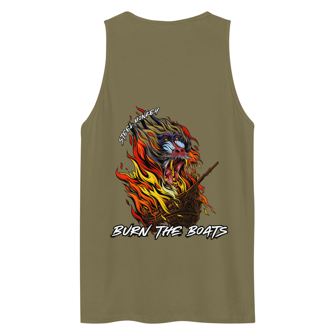 "Burn The Boats" Men's Tank